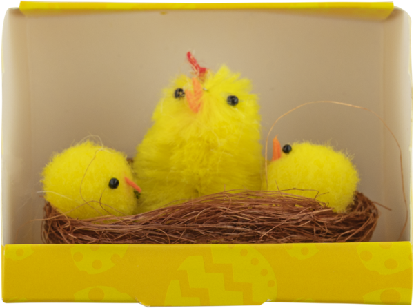 Изображение Фигурка пасхальная Купман цыплята в гнездах Купман Интернэшнл к/у, 6 шт