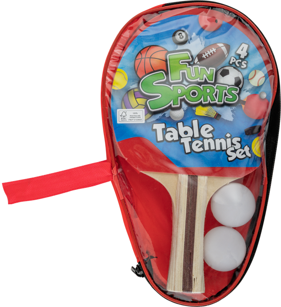 Изображение Набор для настольного тенниса Купман ракетки 2шт + мячи 2шт Купман Интернэшнл м/у, 1 шт