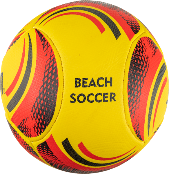 Изображение Мяч 23см желтый красн полос Купман футбольный Купман Интернэшнл м/у, 1 шт