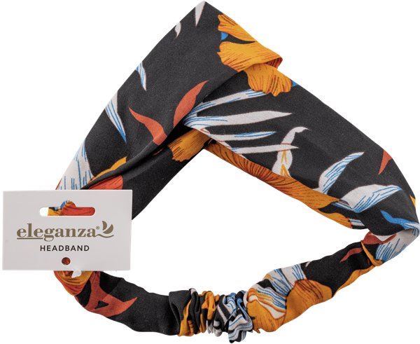 Изображение Повязка на голову Элеганза разноцветный принт Купман Интернэшнл м/у, 1 шт