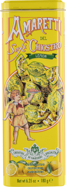 Изображение Амаретти печенье мягкое Киосторо ди Саронно с лимоном Паоло Лаццарони ж/б, 180 г