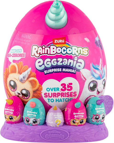 Изображение Фигурка сюрприз в яйце Рэйнбокорнс карманный заяц Зуру п/у, 1 шт