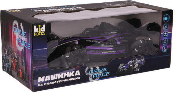 Изображение Машинка на р/у фиолетовая Кид рокс легковая гоночная Кид рокс п/у, 1 шт