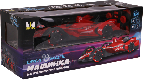 Изображение Машинка на р/у красная Кид рокс легковая гоночная Кид рокс п/у, 1 шт