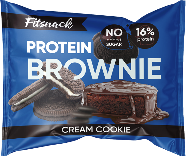 Изображение Пирожное протеиновое Фитснек брауни печенье крем Фитснек м/у, 50 г