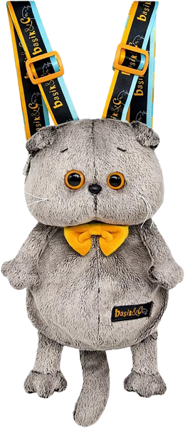 Изображение Рюкзак 27Х18см Будибаса басик в галстуке-бабочке МПП ООО , 1 шт