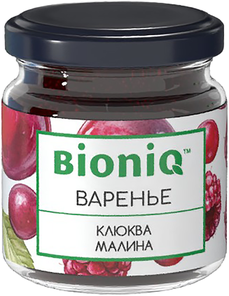 Изображение Варенье Бионик клюква малина Велмейд с/б, 200 г