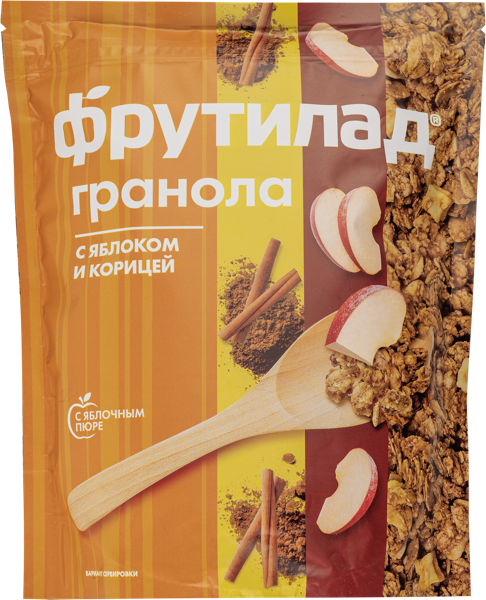 Изображение Гранола Фрутилад запеченное яблоко корица Белое дерево м/у, 270 г
