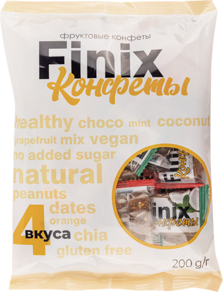 Изображение Конфеты финиковые Финикс ассорти Белое дерево м/у, 200 г