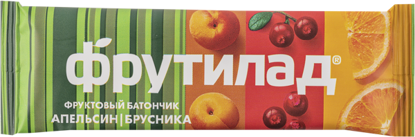 Изображение Батончик фруктовый Фрутилад апельсин брусника Белое дерево м/у, 30 г