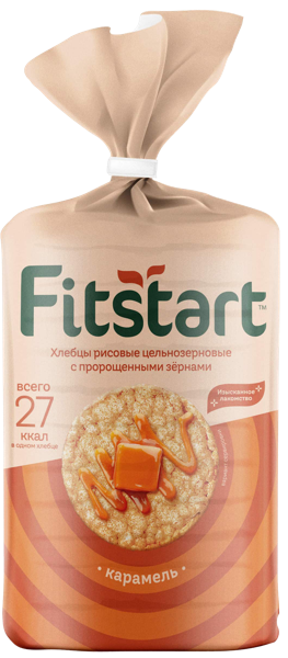 Изображение Хлебцы рисовые Фитстарт карамель Мистраль м/у, 100 г