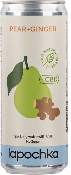 Изображение Напиток газ Лапочка груша имбирь Островица ж/б, 0,33 л