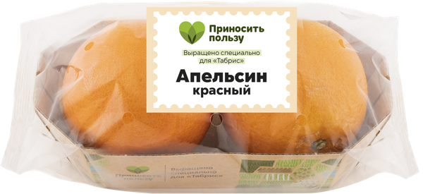 Изображение Фрукт Кара Кара Табрис апельсин красный Кубанские поля подложка, 2 шт