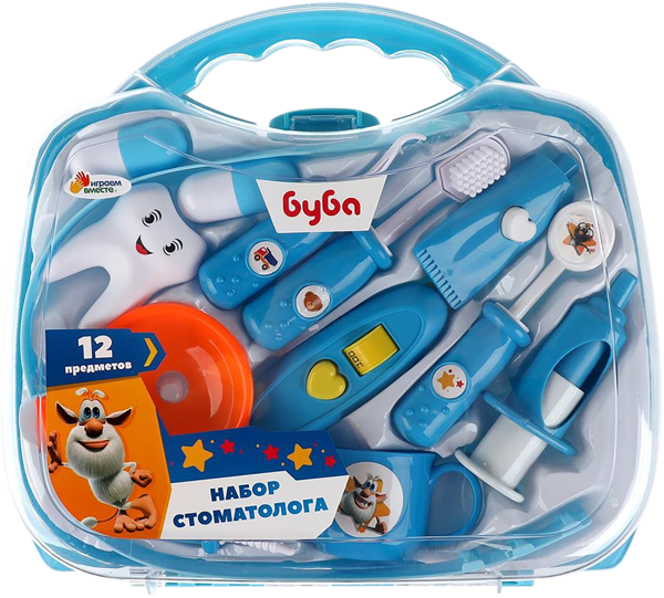 Изображение Набор стоматолога чемодан Играем вместе буба Шанту Сити п/у, 1 шт
