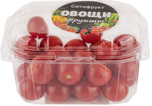 Изображение Овощ  томат черри красный Ситифрукт лоток, 200 г