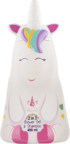 Изображение Гель для купания детский Эйр-вал мой единорог 2в1 Эйр-вал Инт п/у, 400 мл