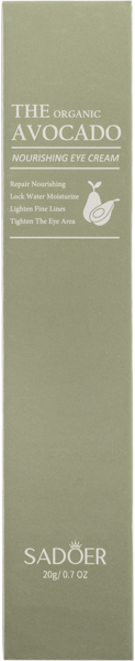 Изображение Крем питание для глаз Садоер авокадо увлажняющий Гуанджоу Обо к/у, 20 мл