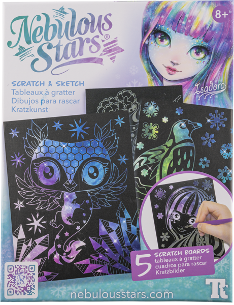 Изображение Набор для рисования Небулус Старс Айседора граттаж ТвинТим Эдженси к/у, 1 шт