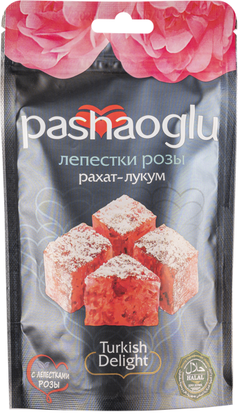 Изображение Рахат-Лукум Пашаоглу лепестки розы Восточный букет м/у, 150 г