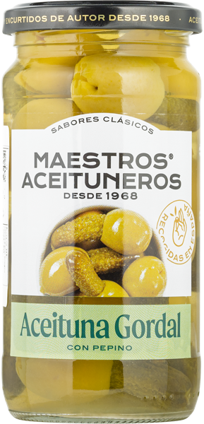 Изображение Коктейль из овощей Маэстрос Асейтунерос корнишоны оливки гордаль Маэстрос Асейтунерос с/б, 345 г