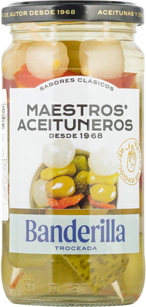 Изображение Коктейль из овощей сладкий Маэстрос Асейтунерос Бандерилья Маэстрос Асейтунерос с/б, 345 г