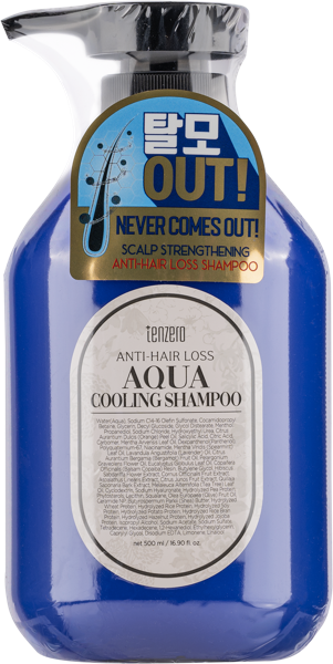 Изображение Шампунь для укрепления волос Тензеро гиалурон керамиды ментол Корея Си энд Би п/у, 500 мл