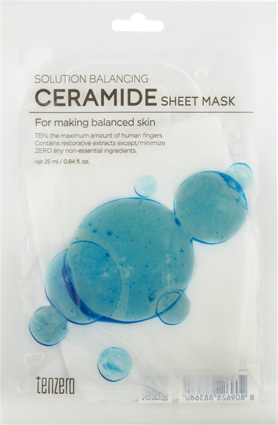 Изображение Маска увлажняющая для лица Тензеро керамиды Корея Си энд Би м/у, 1 шт