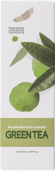 Изображение Пенка очищающая для лица Тензеро экстракт зеленого чая Корея Си энд Би п/у, 100 мл