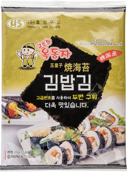 Изображение Морская капуста для роллов Шин Ок Донг Джа классическая Хесун Фуд Ко м/у, 20 г