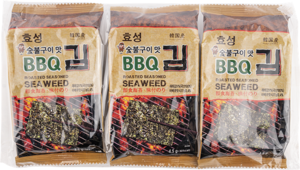 Изображение Морская капуста Шин Ок Донг Джа барбекю Хесун Фуд Ко м/у, 3*4,5 г