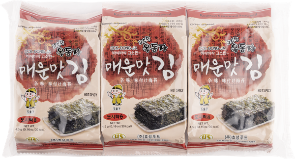 Изображение Морская капуста Шин Ок Донг Джа острая Хесун Фуд Ко м/у, 3*4,5 г