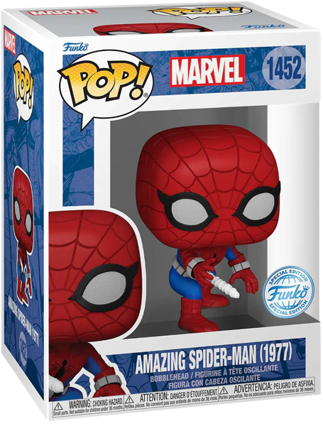 Изображение Фигурка 1452 подвижная 3+ Фанко поп комиксы человек-паук 1977 Фанко п/у, 1 шт
