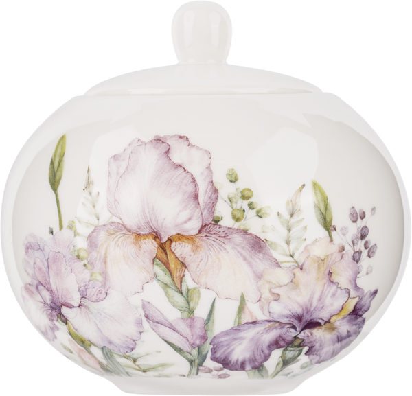 Изображение Сахарница 475мл Лефард ирис фарфор Лефард к/у, 1 шт