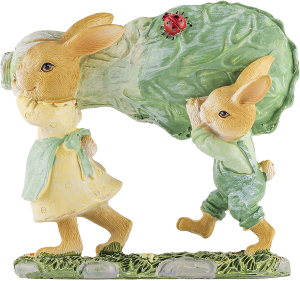Изображение Статуэтка 13,5*7*12см Лефард кролики Лефард к/у, 1 шт