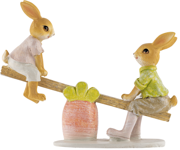 Изображение Статуэтка 16*6*14см Лефард кролики Лефард к/у, 1 шт