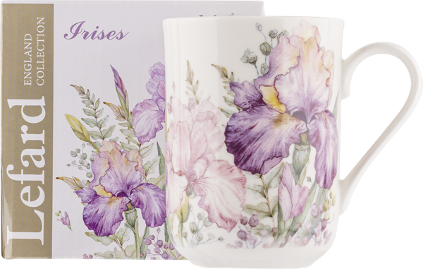Изображение Кружка 330мл Лефард ирис фарфор Лефард к/у, 1 шт
