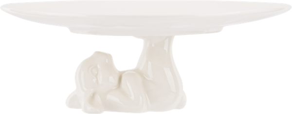 Изображение Блюдо 20*8см на ножке Лефард сандей белое Лефард к/у, 1 шт