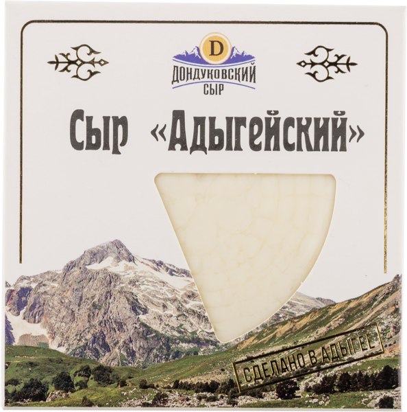 Изображение Сыр 45% Дондуковский адыгейский ИП Деркачев К.А. кор, 330 г