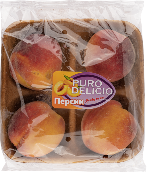 Изображение Фрукт отборный Пуро делисио персик  лоток, 4 шт