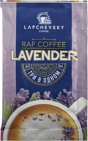 Изображение Кофе растворимый Лапчевский лавандовый раф Аристократ м/у, 20 г