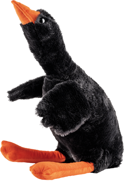 Изображение Мягкая игрушка Игруны чёрный гусь Донгуан , 1 шт