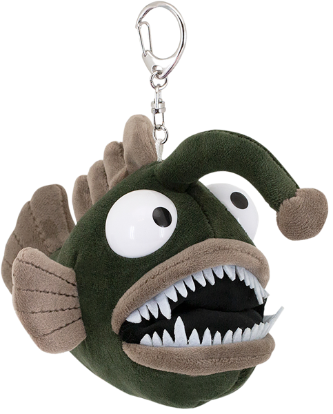 Изображение Брелок мягкая игрушка Оранж тойс рыба удильщик зелёная Оранж Тойс , 1 шт