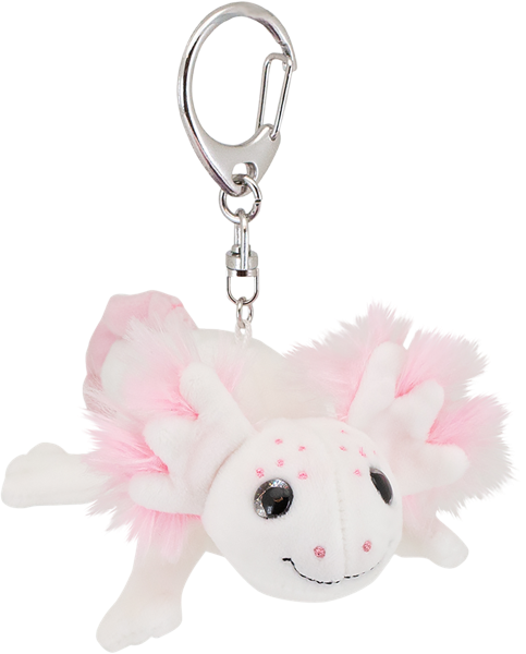 Изображение Брелок мягкая игрушка Оранж тойс аксолотль белый Оранж Тойс , 1 шт