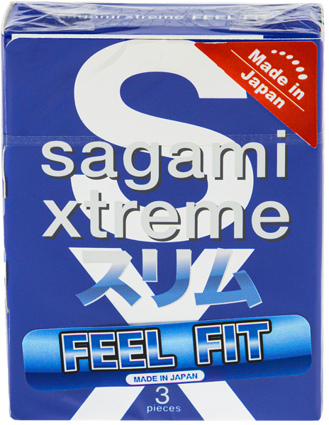 Изображение Презервативы супероблегающие Сагами экстрим фил фит Сагами к/у, 3 шт