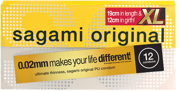 Изображение Презервативы XL ультратонкие Сагами ориджинал 0,02мм Сагами к/у, 12 шт