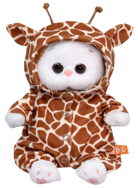 Изображение Мягкая игрушка 20 см Будибаса друзья басика ли-ли бейби жираф МПП ООО к/у, 1 шт