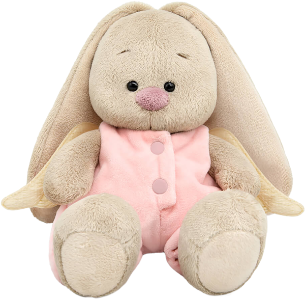 Изображение Мягкая игрушка 15 см Будибаса зайка ми комбинезон с крылышками МПП ООО к/у, 1 шт