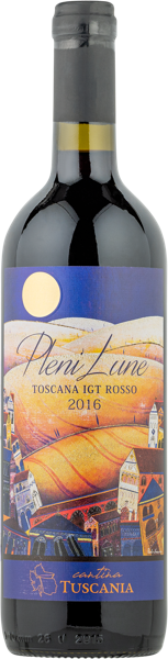 Изображение Вино красное сухое стиль №5 Санджовезе Тоскана Плени Луне 2016 Кантина Тосканиа с/б, 0,75 л