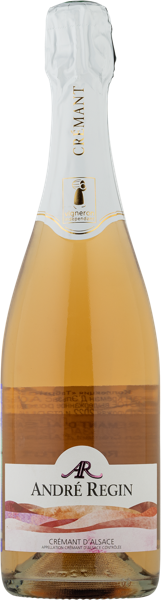 Изображение Вино игристое розовое экстра брют Андре Режан креман де эльзас Андре Режан с/б, 0,75 л