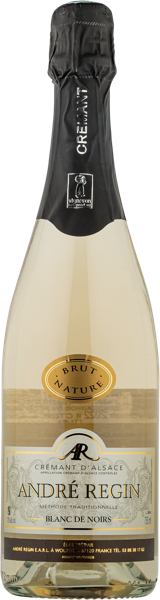 Изображение Вино игристое белое экстра брют Андре Режан Креман де Эльзас Блан де Андре Режан с/б, 0,75 л
